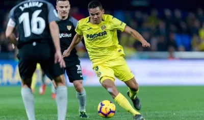 Carlos Bacca, delantero colombiano.