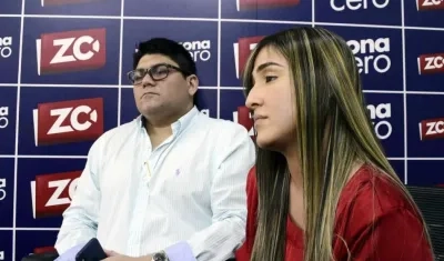 Ernesto González Daza y Daniella Ahumada Comas.