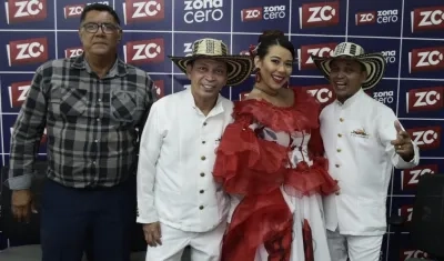 Eduardo Guerrero, Camilo Polo,Ginari Saballet y Lisandro Polo.