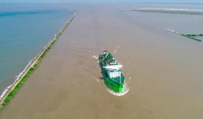 Este calado de 9,4 para los buques estará vigente hasta una próxima actualización.