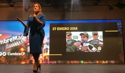 La secretaria distrital de Comunicaciones, Diana Acosta Miranda.