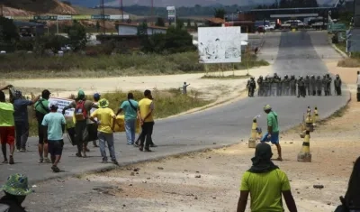 Falleció un indígena en la noche del miércoles debido a "múltiples lesiones", informaron autoridades.