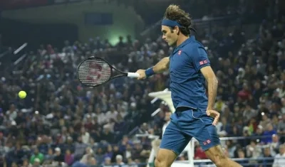 Roger Federer, tenista suizo. 