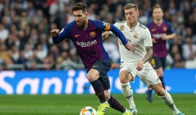 Lionel Messi y Toni Kroos. 