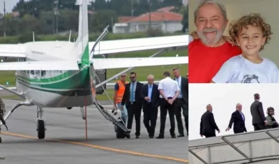 El expresidente Lula da Silva abandonó por primera vez la cárcel, autorizado para asistir al sepelio de un nieto de 7 años que murió el viernes víctima de meningitis