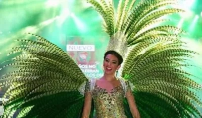 La Reina del Carnaval de Barranquilla, Carolina Segebre Abudinen.