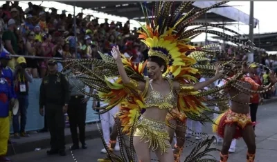 La Reina del Carnaval de Barranquilla, Carolina Segebre Abudinen.