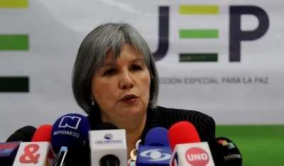 Patricia Linares, presidenta de la JEP.