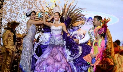 Paula Luna, reina del Carnaval de Soledad