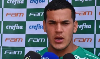 Gustavo Gómez, jugador del Palmeiras.