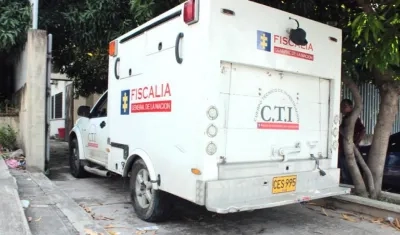 El CTI de la Fiscalía se encargó de la inspección del cadáver.