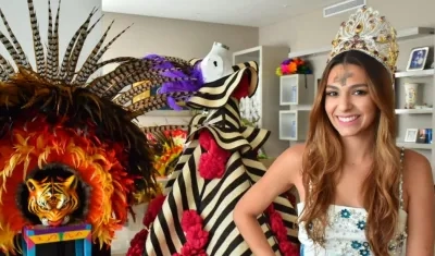 La Reina del Carnaval de Barranquilla, Carolina Segebre Abudinen.
