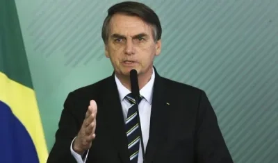Jair Bolsonaro, presidente de Brasil.
