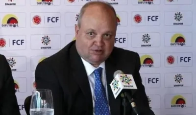 Jorge Enrique Vélez, presidente de la Dimayor.