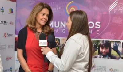 Marta Lucía Ramírez, vicepresidenta.