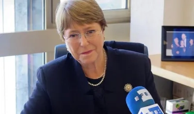 Michelle Bachelet, alta comisionada de la ONU para los derechos humanos.