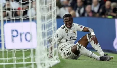  El brasileño Vinicius Junior estará dos meses fuera de las canchas.