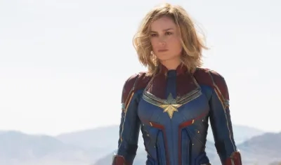 La actriz Brie Larson es 'Capitana Marvel'.