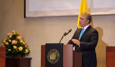 El Presidente de la República, Iván Duque.