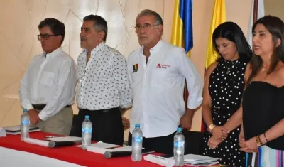 El gobernador del Atlántico Eduardo Verano De la Rosa