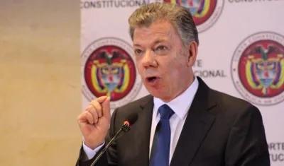 Juan Manuel Santos.