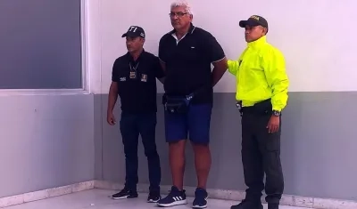 El capturado en la URI de la Fiscalía.