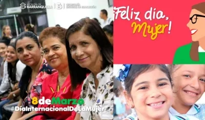 Distrito celebra este viernes el Día de la Mujer, con varias actividades.