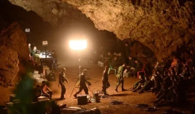 Rescate de niños en cueva en Tailandia.