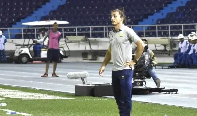 Carlos Giraldo, DT del Atlético Bucaramanga.