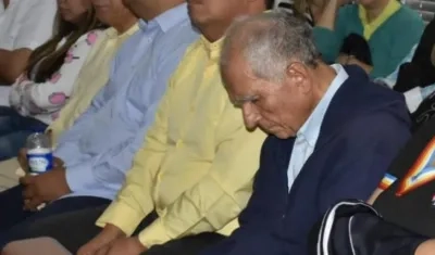 Orlando Saavedra durante una de las audiencias.