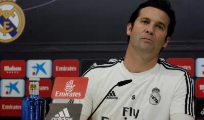 Santiago Solari, entrenador del Real Madrid. 