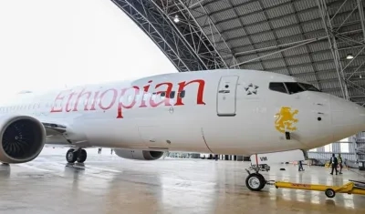 El avión que se accidentó.