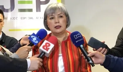 Patricia Linares, presidenta de la JEP.