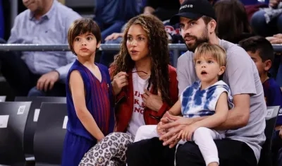 Milan, Shakira, Gerard y Sasha.