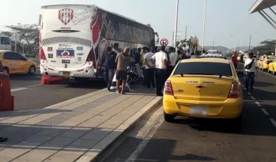 Momentos del incidente. 