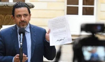 Miguel Ceballos, alto Comisionado de Paz.