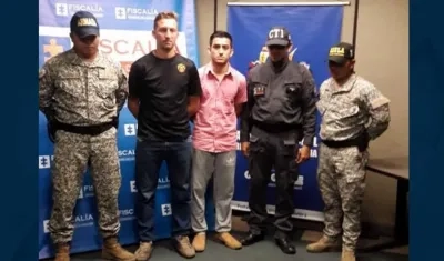 Los dos hombres capturados la semana pasada en Baranoa y Cartagena.