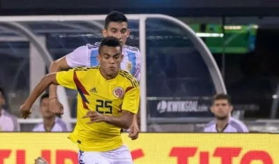 Luis Fernando Díaz, jugador de la Selección Colombia. 