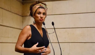 La concejala y activista de derechos humanos Marielle Franco.