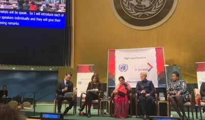 Vicepresidenta en el foro "Mujeres en el Poder" de Naciones Unidas.