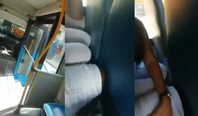 Imágenes de la grabación.