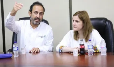 El Supersalud, Fabio Aristizábal y la Gobernadora (e) de Córdoba, Sandra Devia.