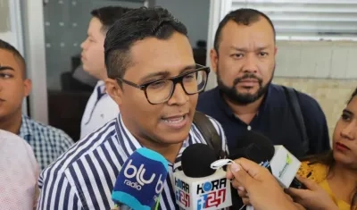 Edwin Arteaga, abogado del exalcalde Carlos Altahona.