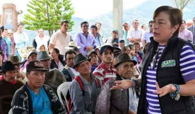 Directora de la Agencia de Desarrollo Rural (ADR), Claudia Ortiz Rodríguez.