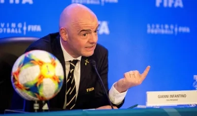 Gianni Infantino, presidente de la FIFA. 