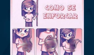 Esta es la imagen que se divulga por redes sociales.