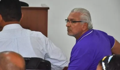  Pedro Echeverría Herrera, en audiencia.