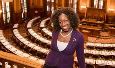 Dar'shun Kendrick, la líder de la minoría demócrata en el Congreso estatal.