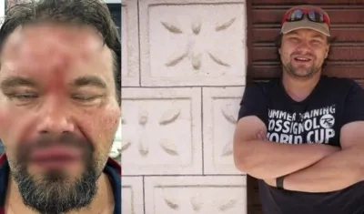 Periodista polaco Tomasz Surdel.