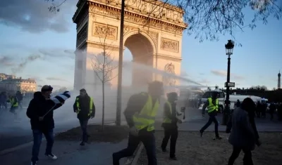 Ya van 18 sábados de protestas en Francia contra el gobierno de Emmanuel Macron.